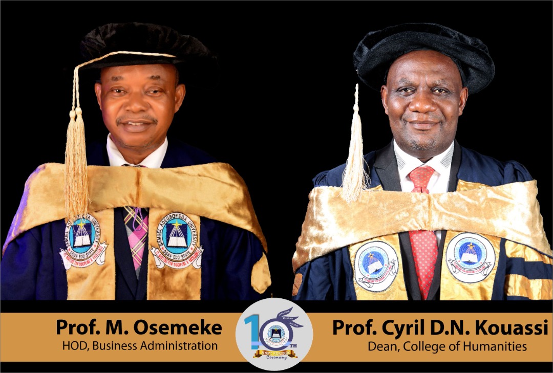 You are currently viewing SAMUEL ADEGBOYEGA UNIVERSITY PROMOTES TWO READERS TO FULL PROFESSORS